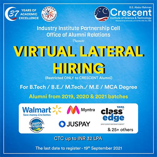 Virtual Lateral Hiring 2021