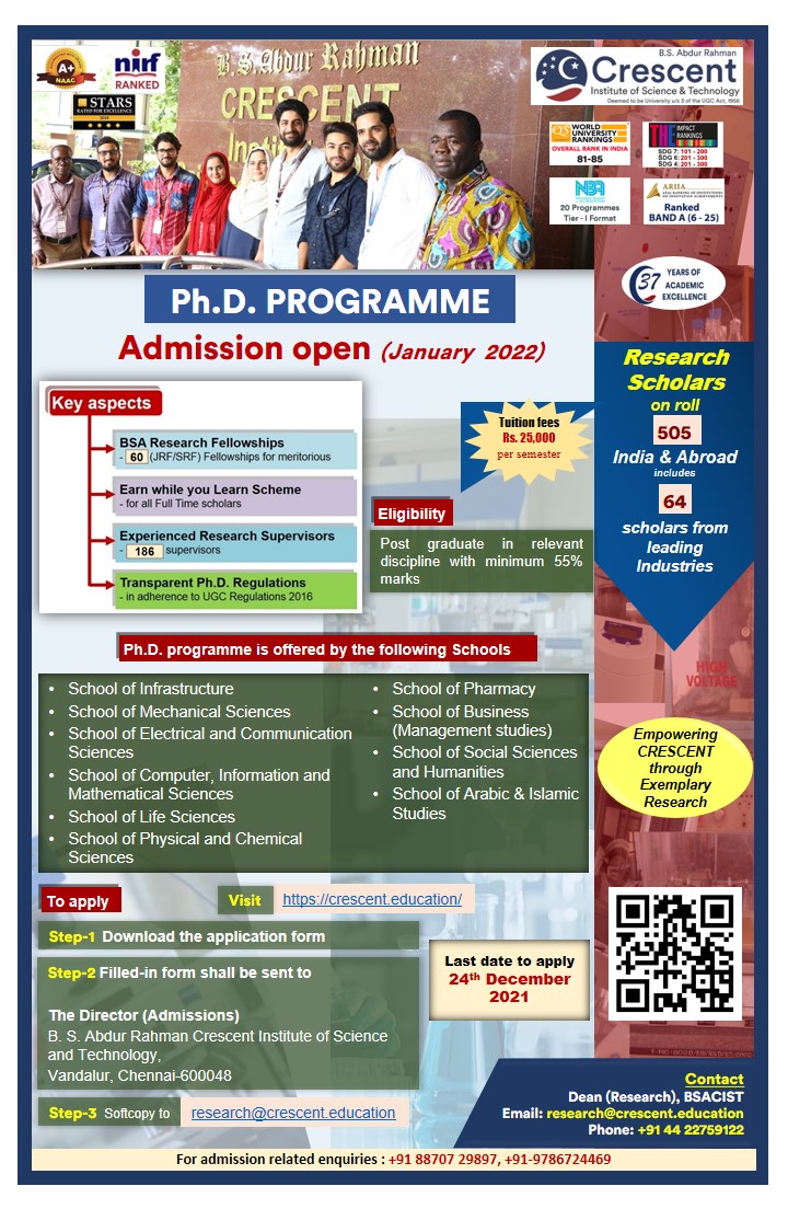 Ph.D. Admission